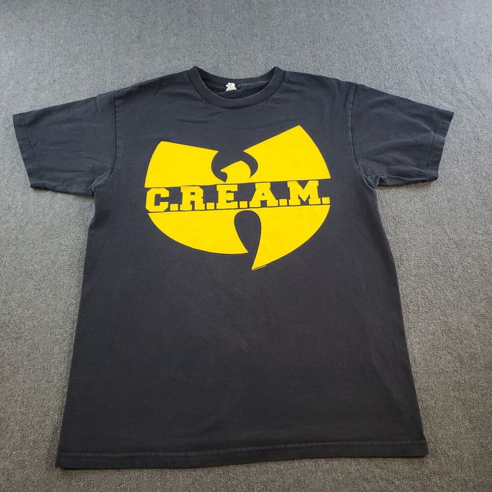 Vintage Optima WU-Tang T-Shirt Short Sleeve Size Medium Black